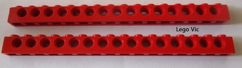 Lego 3703 brick 1x16 - lego, x2