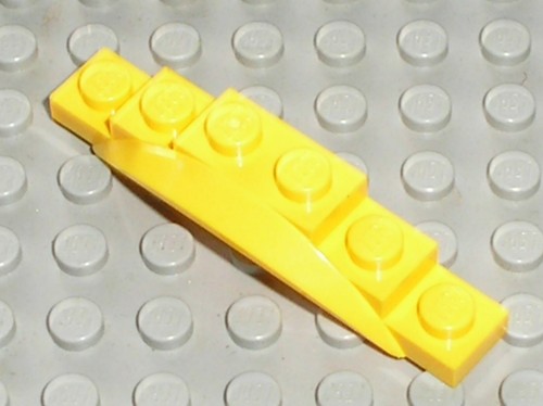 Lego yellow mudguard ref - mudguard, 62361